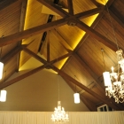 Beamed ceiling